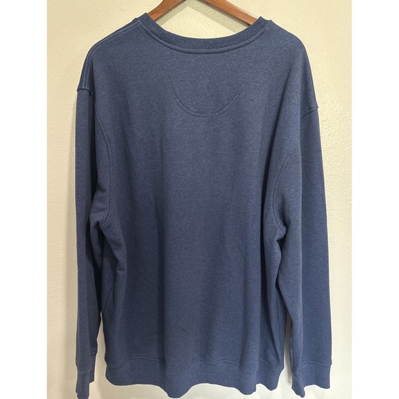 IZOD Advantage Men's Performance Stretch Pullover Blue Sweatshirt‎ Size 2Xl - Picture 4 of 8